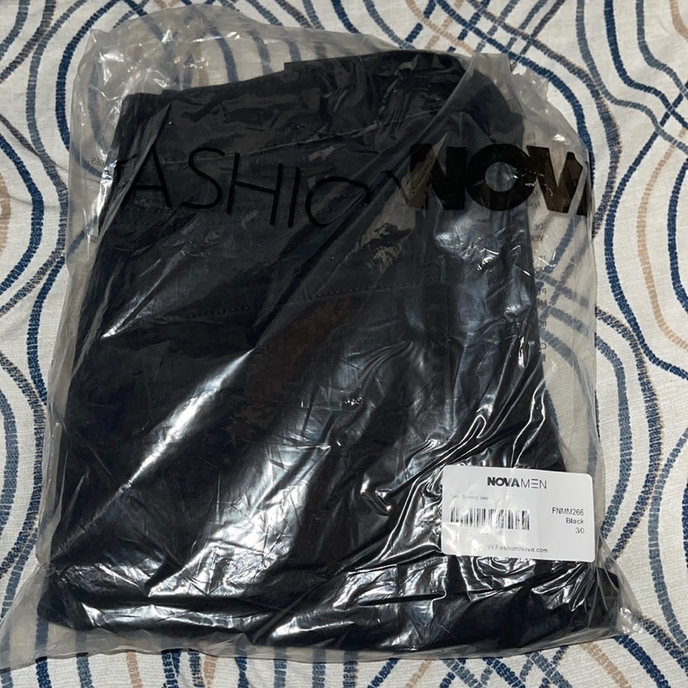 Mens Black Fashionova Jeans